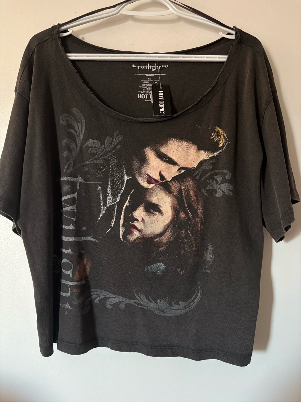The Twilight Saga Edward & Bella Off-Shoulder Tee